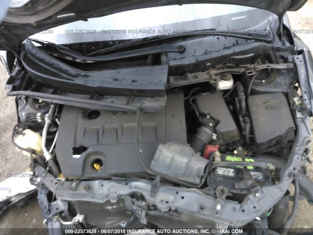 2T1KU4EE6BC536257 - 2011 TOYOTA COROLLA MATRIX  GRAY photo 10