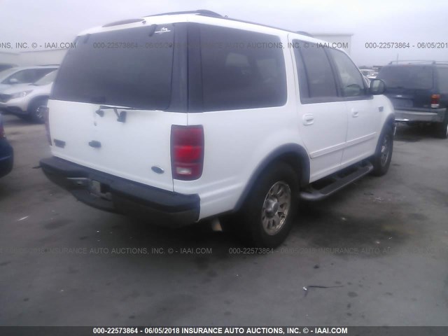 1FMRU1562YLA96783 - 2000 FORD EXPEDITION XLT WHITE photo 4