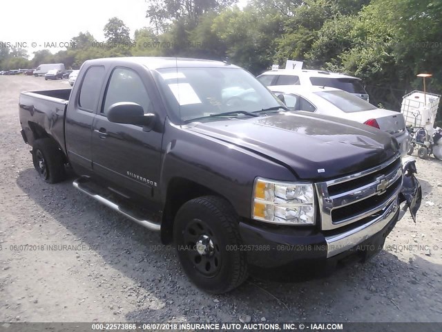 1GCEC29C29Z119487 - 2009 CHEVROLET SILVERADO C1500 LT MAROON photo 1