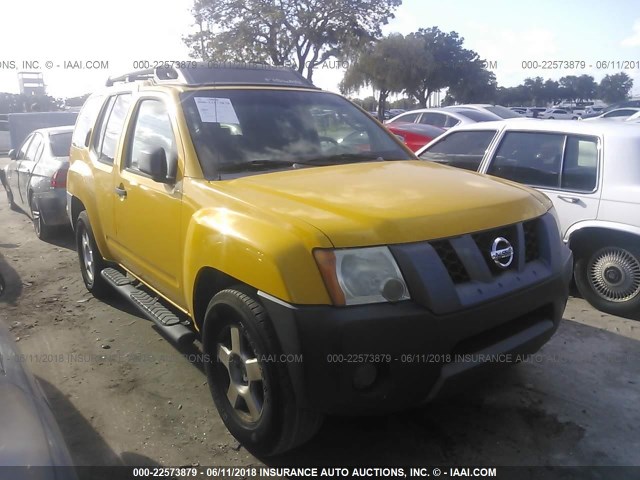 5N1AN08U97C531666 - 2007 NISSAN XTERRA OFF ROAD/S/SE YELLOW photo 1