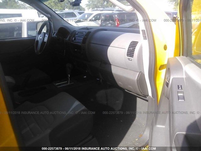 5N1AN08U97C531666 - 2007 NISSAN XTERRA OFF ROAD/S/SE YELLOW photo 5