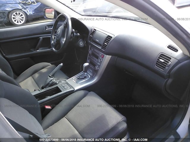 4S3BL686254211728 - 2005 SUBARU LEGACY GT SILVER photo 5