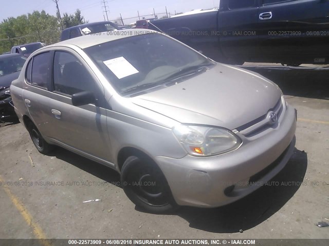 JTDBT123630296319 - 2003 TOYOTA ECHO GOLD photo 1