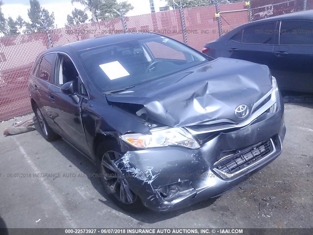 4T3ZA3BB8DU071307 - 2013 TOYOTA VENZA LE/XLE GRAY photo 1