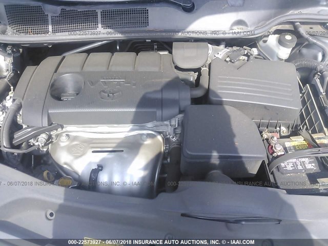 4T3ZA3BB8DU071307 - 2013 TOYOTA VENZA LE/XLE GRAY photo 10