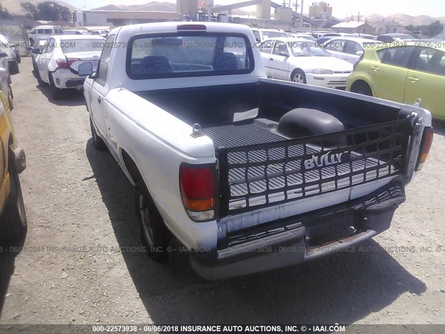 4F4CR12A8RTM96182 - 1994 MAZDA B2300 WHITE photo 3