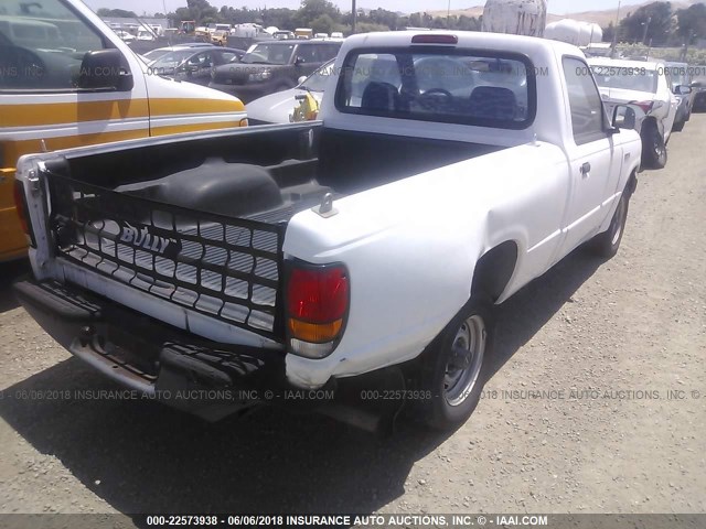 4F4CR12A8RTM96182 - 1994 MAZDA B2300 WHITE photo 4