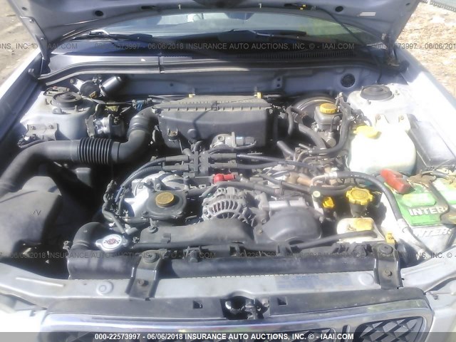 JF1SF65682H748240 - 2002 SUBARU FORESTER S 银色 照片 10