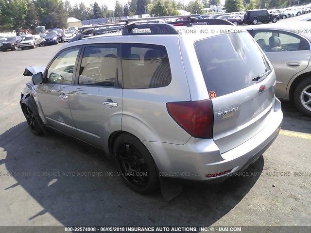 JF2SH63639H779981 - 2009 SUBARU FORESTER 2.5X PREMIUM SILVER photo 3