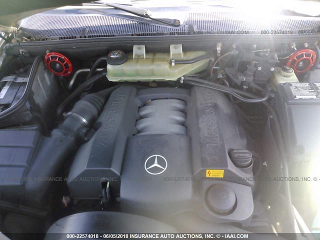 4JGAB54E11A251117 - 2001 MERCEDES-BENZ ML 320 GOLD photo 10