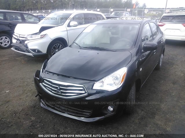 ML32F3FJ4HHF10945 - 2017 MITSUBISHI MIRAGE G4 ES Qara foto 2