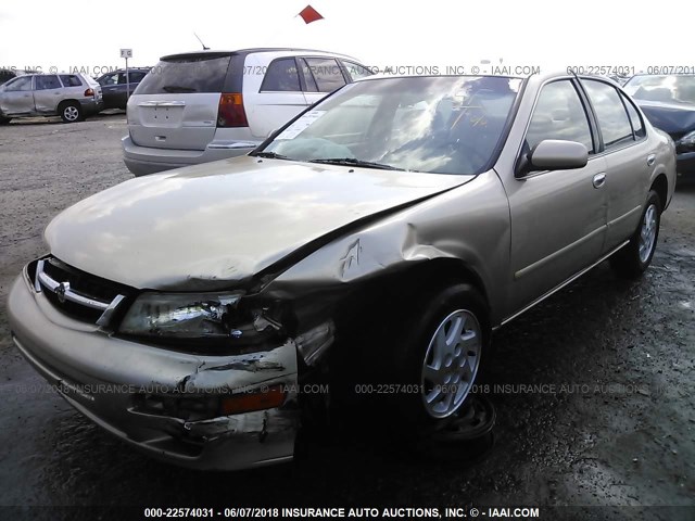 JN1CA21D2VT857291 - 1997 NISSAN MAXIMA GLE/GXE/SE GOLD photo 2