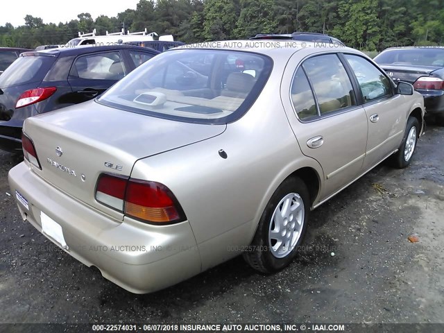 JN1CA21D2VT857291 - 1997 NISSAN MAXIMA GLE/GXE/SE GOLD photo 4