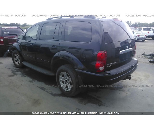 1D4HB48DX4F194831 - 2004 DODGE DURANGO SLT BLACK photo 3