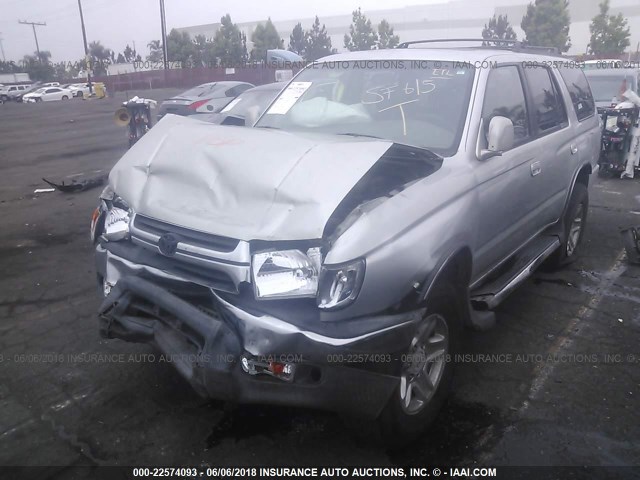 JT3GN86RX20238708 - 2002 TOYOTA 4RUNNER SR5 SILVER photo 2