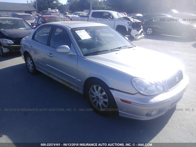 KMHWF35H45A107865 - 2005 HYUNDAI SONATA GLS/LX SILVER photo 1