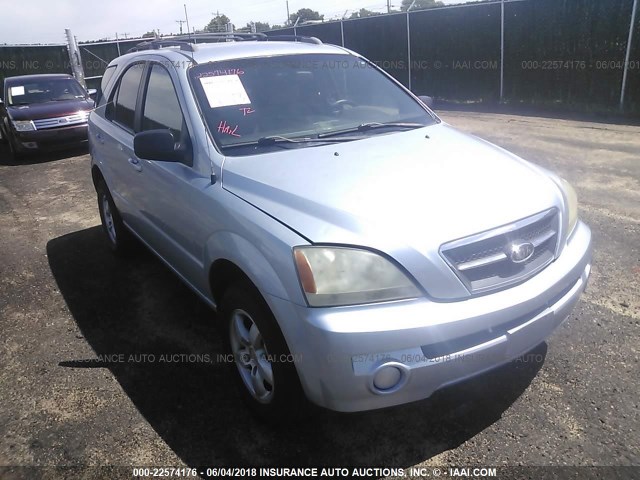 KNDJC733665521102 - 2006 KIA SORENTO EX/LX SILVER photo 1