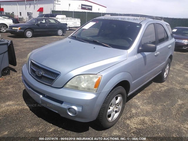 KNDJC733665521102 - 2006 KIA SORENTO EX/LX SILVER photo 2