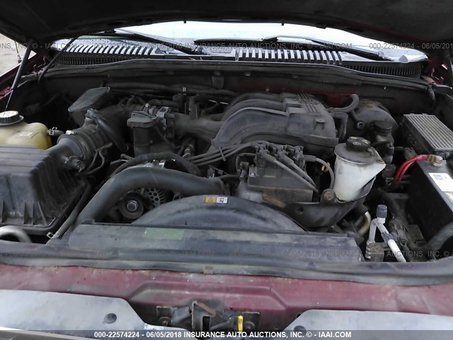 1FMZU73E24UB81947 - 2004 FORD EXPLORER XLT/XLT SPORT/NBX 红色 照片 10