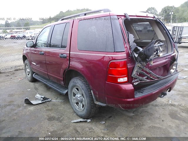 1FMZU73E24UB81947 - 2004 FORD EXPLORER XLT/XLT SPORT/NBX 红色 照片 3