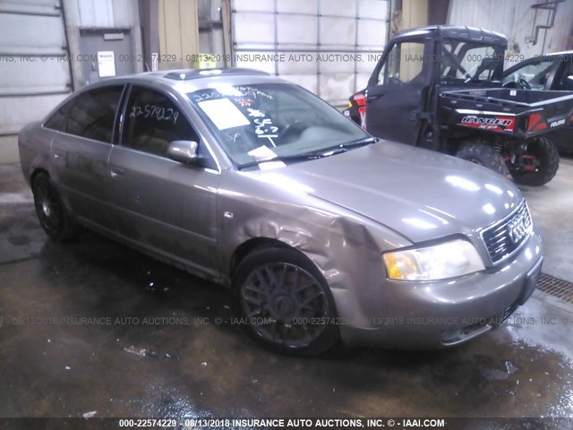 WAULD64B53N085308 - 2003 AUDI A6 2.7T QUATTRO GRAY photo 1