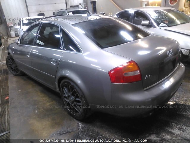 WAULD64B53N085308 - 2003 AUDI A6 2.7T QUATTRO GRAY photo 3