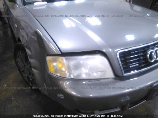 WAULD64B53N085308 - 2003 AUDI A6 2.7T QUATTRO GRAY photo 6