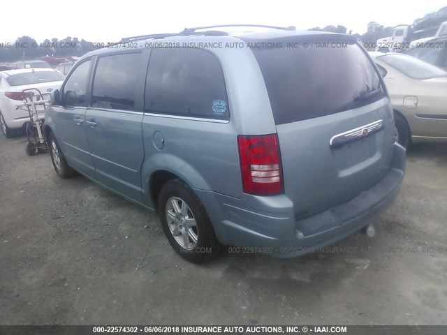 2A8HR54P18R828467 - 2008 CHRYSLER TOWN & COUNTRY TOURING BLUE photo 3