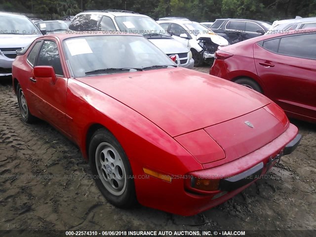 WP0AB0941HN473019 - 1987 PORSCHE 944 RED photo 1