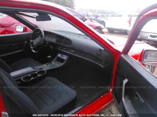 WP0AB0941HN473019 - 1987 PORSCHE 944 RED photo 5