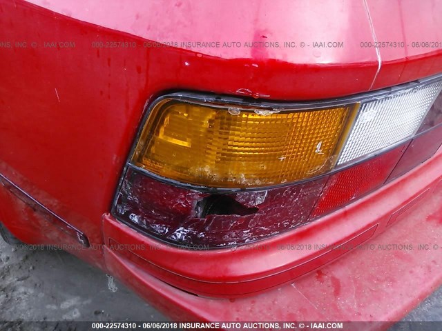 WP0AB0941HN473019 - 1987 PORSCHE 944 RED photo 6