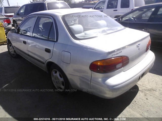 1Y1SK5288YZ406176 - 2000 CHEVROLET GEO PRIZM LSI SILVER photo 3