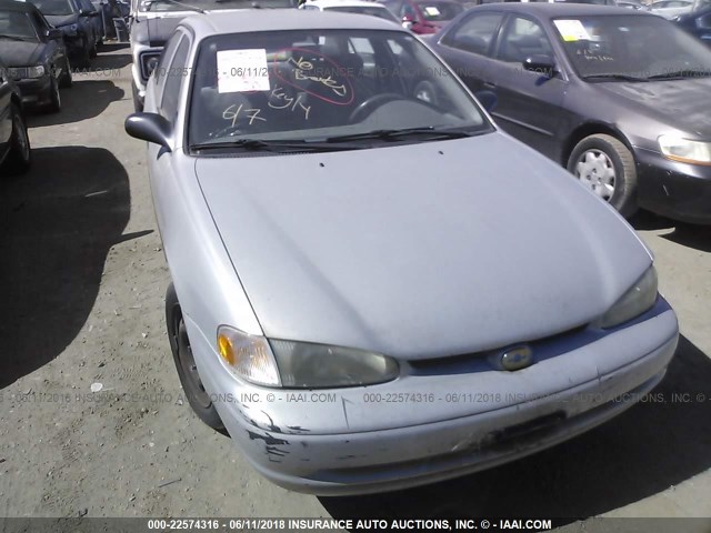 1Y1SK5288YZ406176 - 2000 CHEVROLET GEO PRIZM LSI SILVER photo 6