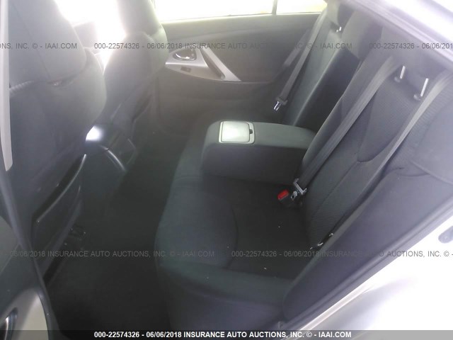4T1BK3EK3AU602217 - 2010 TOYOTA CAMRY SE/LE/XLE 银色 照片 8