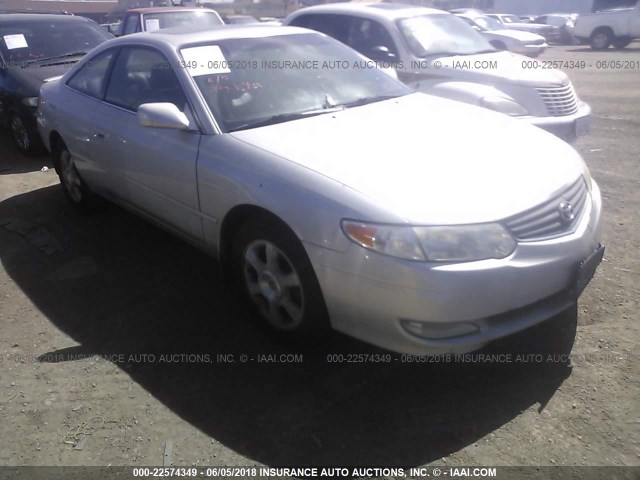 2T1CF28P33C607335 - 2003 TOYOTA CAMRY SOLARA SE/SLE ვერცხლისფერი ფოტო 1