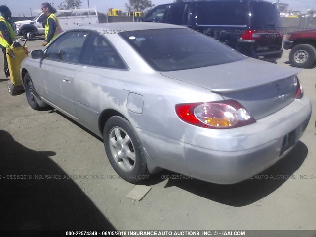 2T1CF28P33C607335 - 2003 TOYOTA CAMRY SOLARA SE/SLE ვერცხლისფერი ფოტო 3
