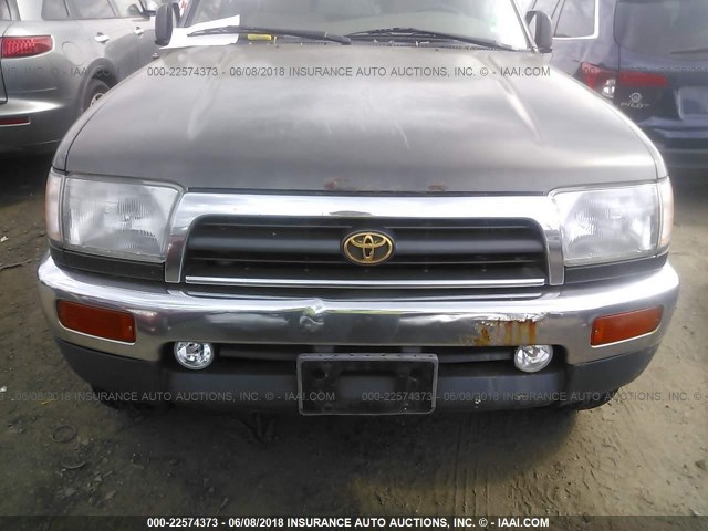 JT3HN86R5W0136081 - 1998 TOYOTA 4RUNNER SR5 TAN photo 6