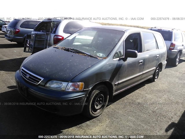 JHMRA3862WC004104 - 1998 HONDA ODYSSEY LX/EX GRAY photo 2