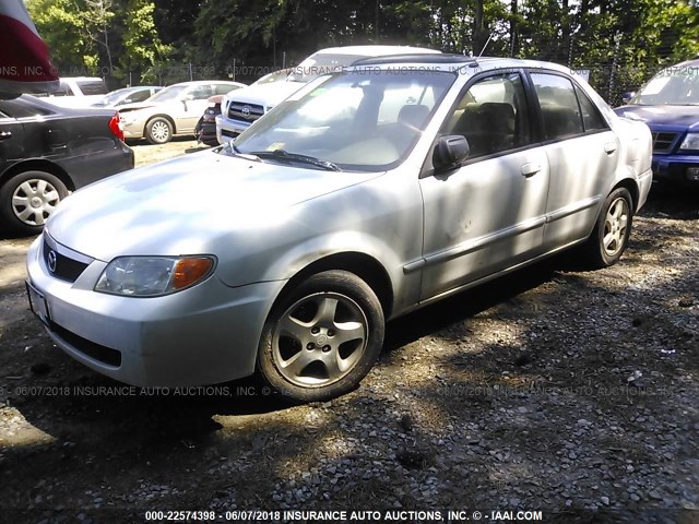 JM1BJ225310467909 - 2001 MAZDA PROTEGE LX/ES WHITE photo 2