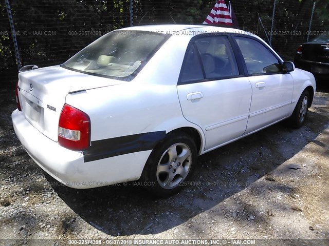 JM1BJ225310467909 - 2001 MAZDA PROTEGE LX/ES 白色 照片 4
