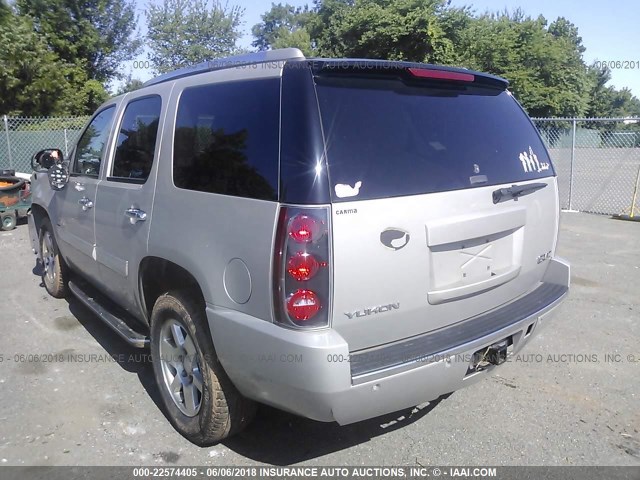 1GKFK63877J144470 - 2007 GMC YUKON DENALI BEIGE photo 3