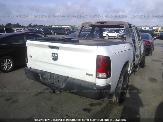 1C6RD6KP5CS302537 - 2012 DODGE RAM 1500 ST WHITE photo 4