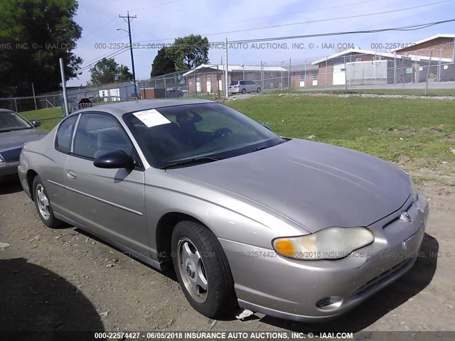 2G1WW12E539105305 - 2003 CHEVROLET MONTE CARLO LS GOLD photo 1