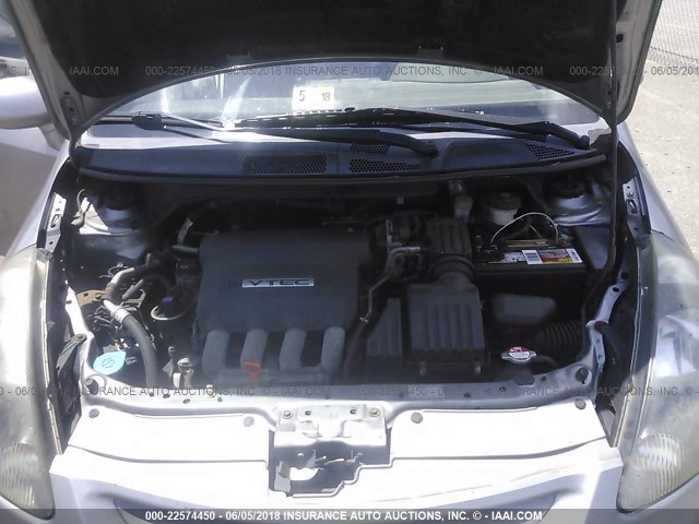 JHMGD37657S047259 - 2007 HONDA FIT S 银色 照片 10