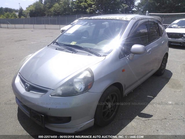 JHMGD37657S047259 - 2007 HONDA FIT S 银色 照片 2