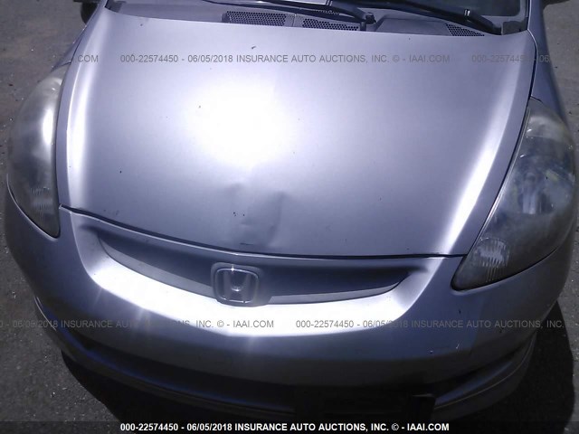 JHMGD37657S047259 - 2007 HONDA FIT S 银色 照片 6