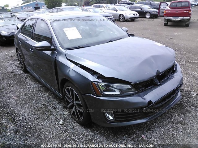 3VW5A7AJ9DM390891 - 2013 VOLKSWAGEN JETTA GLI GRAY photo 1