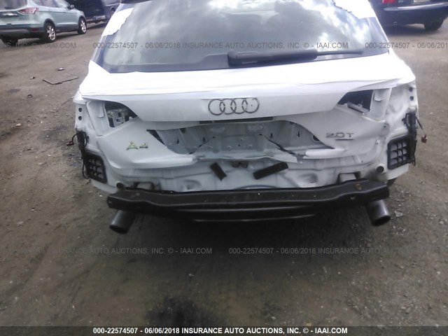 WAUWFAFL7CA113181 - 2012 AUDI A4 PREMIUM PLUS WHITE photo 6