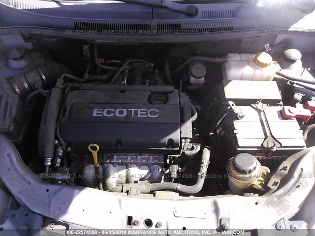 KL1TD6DE1AB117402 - 2010 CHEVROLET AVEO LS/LT 灰色 照片 10