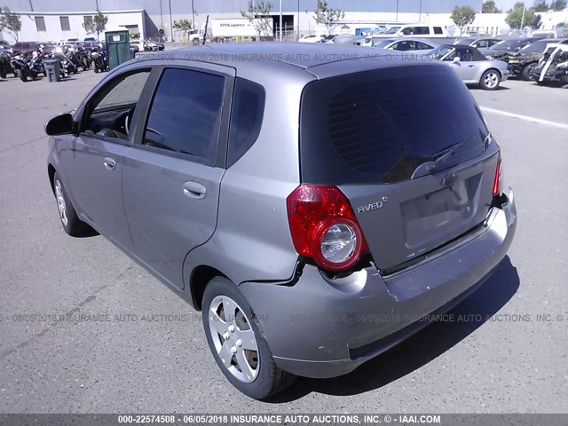 KL1TD6DE1AB117402 - 2010 CHEVROLET AVEO LS/LT 灰色 照片 3